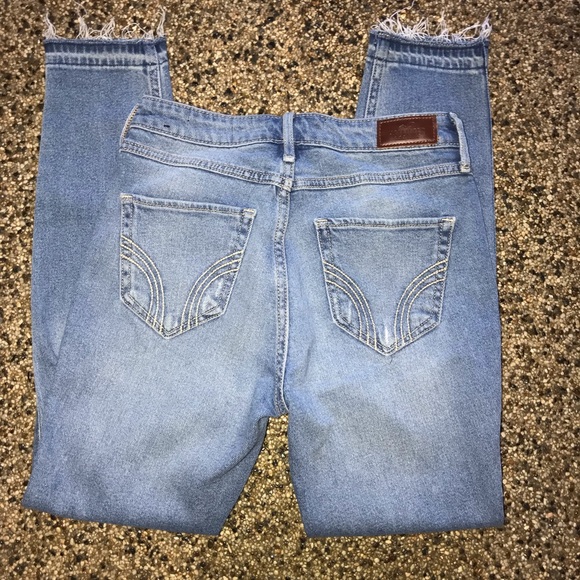 Hollister Denim - Hollister Vintage High Rise Super Skinny Crop